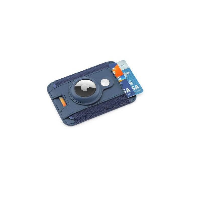 MARZ - Santhome Airtag Cardholder - Navy Blue