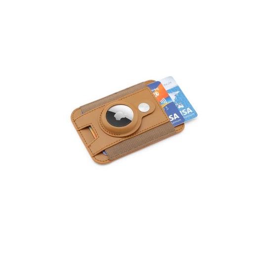 MARZ - Santhome Airtag Cardholder - Tan