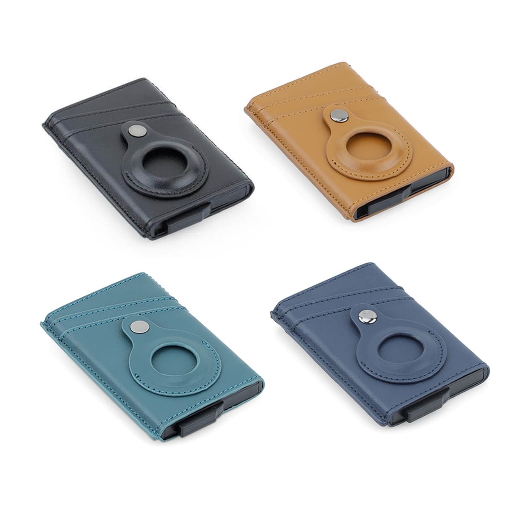 TROMSI - Santhome® PU Card Holder with Santhome Tag pocket - Tan