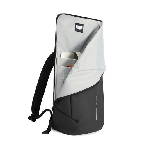  Urban Water Resistant Flap-top Backpack - Black