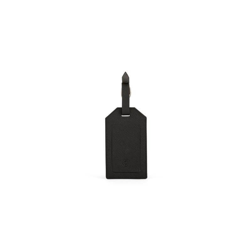 CROSS Saffiano Leather Luggage Label - Black
