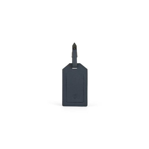 CROSS Saffiano Leather Luggage Label - Navy Blue