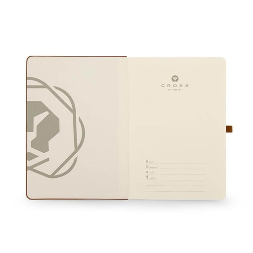 CROSS HARDCOVER A5 NOTEBOOK + PEN - MOCHA