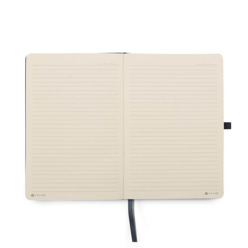 CROSS HARDCOVER A5 NOTEBOOK + PEN + BI-FOLD WALLET WITH 8 CARD SLOTS - NAVY BLUE