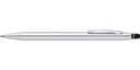 Cross Click™ Chrome Ballpoint Pen with Classic Black Journal Gift Set